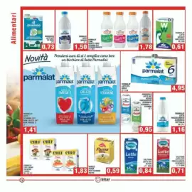 Volantino Bitar Pagina 14: Parmalat latte ps. brick €4,95, Parmalat latte parzialmente scremato €1,16