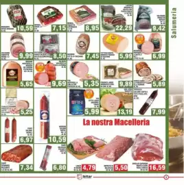 Volantino Bitar Pagina 17: Valtidome Pancetta Tesa 1/2 Dolce Affumicata €8,50, Negroni petto di tacchino €7,45