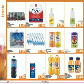 Volantino Bitar Pagina 23: San Benedetto The Bottiglia Pet Pesca/Limone €0,55, Santa Croce acqua naturale €1,55