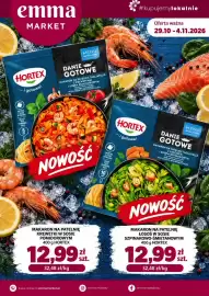 EMMA market gazetka | Market Strona 4: Makaron na patelnię krewetki w sosie pomidorowym Hortex €12,99