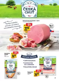 Albert leták | Supermarket Strana 17: Pečená slanina z Přeštíka €36,90, Selská klobása z Přeštíka €74,90