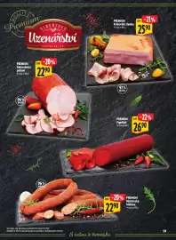 Albert leták | Supermarket Strana 19: PREMIUM Královská slanina €25,90, PREMIUM Mistrovská klobása €22,90