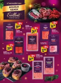 Albert leták | Supermarket Strana 8: Excellent Řemeslný salám €24,90, Excellent Jamón Serrano €39,90