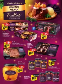 Albert leták Strana 2: Excellent Sváteční Tiramisu €89,90, Excellent Štavnatý čaj €39,00