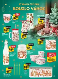Albert leták Strana 29: Hrnek skleněný vesnička €49,00, Svíčka €199,00