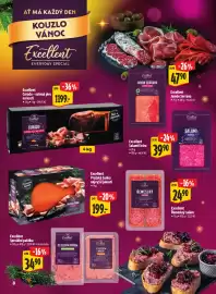 Albert leták Strana 8: Excellent pražská šunka €199,00, Excellent Řemeslný salám €24,90