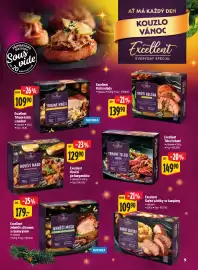 Albert leták Strana 9: Excellent trhané telecí €149,00, Excellent Hovězí po burgundsku €129,90