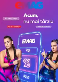 Catalog Emag Pagină 1: #CrazyDays până la -30% extra MAG Acum, nu mai târziu. 12 rate fixe, 0% dobândă 15:05 EMAG by % ¥10