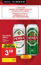 Biedronka gazetka | Alkohole Strona 4: Piwo Perła Export €3,19