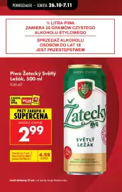 Biedronka gazetka | Alkohole Strona 5: Piwo Žatecký Světlý Ležák €2,99