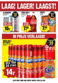 Dirck 3 folder week 44 Pagina 16: Coca Cola of Fanta €14,00, Slammers energy drink €10,00