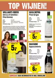 Dirck 3 folder week 44 Pagina 2: Massone Appassimento €6,00, Casa Defrà Pinot Grigio €5,00