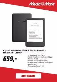 Media Markt gazetka tydzień 44 Strona 5: Czytnik e-booków Kindle 11 (2024) 16GB z reklamami czarny €659,00