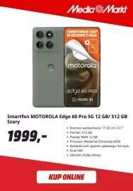 Media Markt gazetka tydzień 44 Strona 8: Smartfon Motorola Edge 60 Pro 5 g 12 GB/ 512 Gb szary €1.999,00