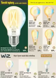 Harald Nyborg tilbudsavis Side 13: WiZ LED-pære 7W E27 A60 €75,00, Wiz Smart E27 Led-pære €195,00