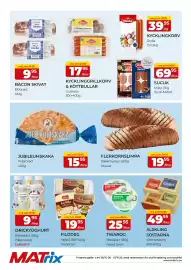 Matrix Butikerna reklamblad vecka 44 Sida 3: Polarbröd jubileumskaka €15,95, Bakemyday flerkornslimpa €19,95