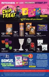 Ritchies catalogue week 44 Page 15: Dollar Sweets Halloween Sprinkles €4,10, Halloween Scream Mask €2,00