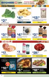 Ritchies catalogue week 44 Page 4: Pre-packed Washed Potatoes Bag €4,99, Baby Broccoli Bunch €2,49
