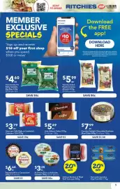 Ritchies catalogue week 44 Page 5: Your Bakery Cakes €5,49, Community Co Baby Spinach €4,60