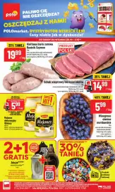 Polomarket gazetka tydzień 44 Strona 1: Majonez dekoracyjny Winiary €5,99, Kiełbasa biała surowa Rzeźnik Szymon €19,99