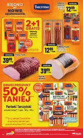 Polomarket gazetka tydzień 44 Strona 14: Kurczak gotowany Tarczyński €39,99, Kabanosy klasyczne wieprzowe Tarczyński €12,99