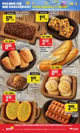 Polomarket gazetka tydzień 44 Strona 46: Bułka z dynią na kamieniu €1,49, Chleb proteinowy €5,99