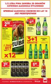 Polomarket gazetka tydzień 44 Strona 63: Piwo Warka Strong €3,69, Piwo Peroni Nastro Azzurro €4,69