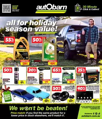 Autobarn catalogue (valid until 10-11)