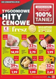 Kaufland gazetka tydzień 44 Strona 10: Filety śledziowe w sosie śmietanowym €1,99, Polędwica sopocka Mazury €1,99