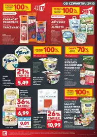 Kaufland gazetka tydzień 44 Strona 11: Ser Camembert Turek różne rodzaje €5,49