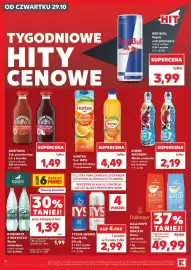 Kaufland gazetka tydzień 44 Strona 14: Sok z buraka Dawtona €1,49, Sok pomarańczowy Hortex 100% €4,49