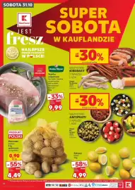 Kaufland gazetka tydzień 44 Strona 18: Szynka wieprzowa bez kości K-Stoisko Mięsne €9,99, Cytryny luzem €4,99
