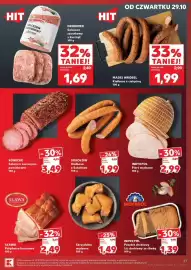 Kaufland gazetka tydzień 44 Strona 27: Skrzydełka wędzone €1,49, Pasztet drobiowy Indykpol €1,39