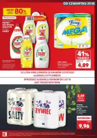 Kaufland gazetka tydzień 44 Strona 3: Piwo Żywiec 5,5% 4-pak €9,96, Ręczniki papierowe Foxy Mega 2-pak €4,89