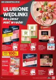 Kaufland gazetka tydzień 44 Strona 40: Filet gotowany z kurczaka Krakus €6,99, Zestaw Konesera miks wędlin Balcerzak €6,99