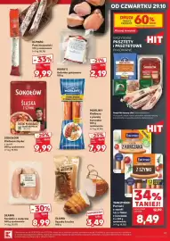 Kaufland gazetka tydzień 44 Strona 41: Golonka gotowana Mark's €2,19, Kiełbasa śląska z szynki Sokołów €9,99