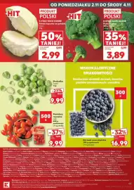 Kaufland gazetka tydzień 44 Strona 65: Kapusta na gołąbki polska K-Stąd Takie Dobre €2,99, Brukselka €9,99