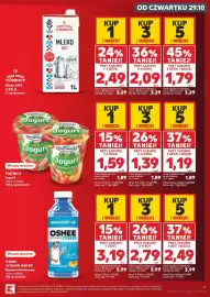 Kaufland gazetka tydzień 44 Strona 9: Mleko UHT Stąd takie Dobre! 3,2% €1,79, Jogurt truskawkowy Piątnica €1,19
