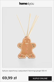 Home&You gazetka Strona 10: Dyfuzor zapachowy z patyczkami Hannings ginger home & you €69,99