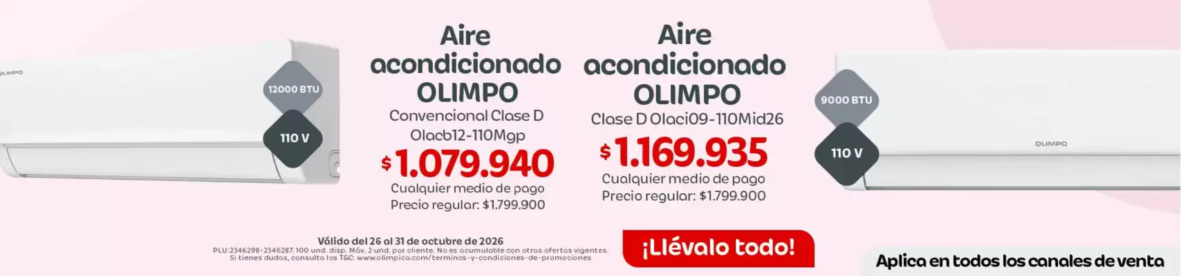 Olímpica (válido hasta 31-10)