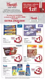 Intermarche gazetka tydzień 44 Strona 13: Czekolada MILKA €6,99, Kasza SONKO wybrane rodzaje €3,99