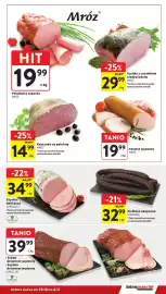 Intermarche gazetka tydzień 44 Strona 19: Schab drewnem wędzony €39,99, Kietłbasa okopcona KABANOS €32,99