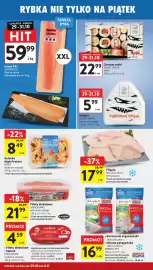 Intermarche gazetka tydzień 44 Strona 20: Zestaw sushi Sushi Tokyo Maki €22,99, Tilapia filety bez skóry €17,99
