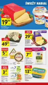 Intermarche gazetka tydzień 44 Strona 24: Camembert Brie PRESIDENT €5,99, Ser Gouda bez laktozy €29,99