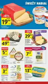 Intermarche gazetka tydzień 44 Strona 24: Camembert Brie PRESIDENT €5,99, Ser Gouda bez laktozy €29,99
