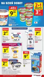 Intermarche gazetka tydzień 44 Strona 25: Mleko Zagęszczone Niesłodzone Gostyńskie €9,99, Skyr MLEKOVITA SBA naturalny €7,99