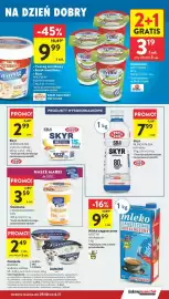 Intermarche gazetka tydzień 44 Strona 25: Mleko Zagęszczone Niesłodzone Gostyńskie €9,99, Skyr MLEKOVITA SBA naturalny €7,99