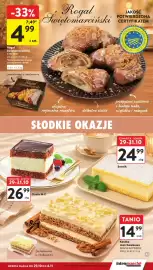 Intermarche gazetka tydzień 44 Strona 27: Kostka marchewkowa Kraina Wypieków €14,99, Ciasto W-Z €26,99