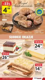 Intermarche gazetka tydzień 44 Strona 27: Kostka marchewkowa Kraina Wypieków €14,99, Ciasto W-Z €26,99