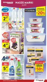 Intermarche gazetka tydzień 44 Strona 37: Sok winogorono TOP BUDGET €4,99, Bateria alkaliczna Domedia